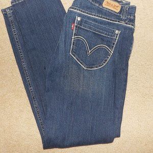 Levis Womens Too Superlow 524 Skinny Jeans Size 11M